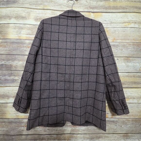 Everlane The Oversized Blazer Houndstooth Windowpane Size 6 Academia Work Office - Picture 12 of 16